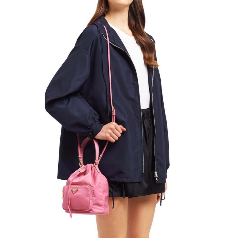 Bolsa de hombro de Duet Prada Nylon 1BH038-1