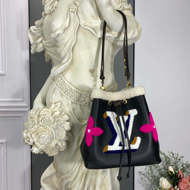 Louis Vuitton Neonoe MM M56963 en cuero y piel de oveja-1