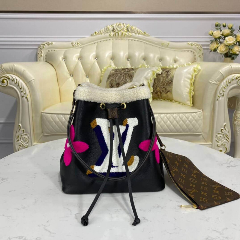 Louis Vuitton Neonoe MM M56963 en cuero y piel de oveja-2