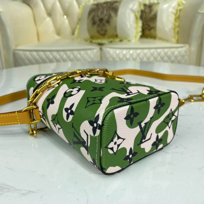 Bolsa de la caja telefónica de Louis Vuitton M44914 Verde-5