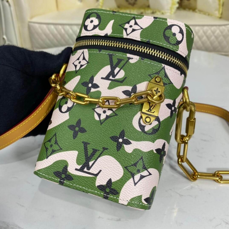 Bolsa de la caja telefónica de Louis Vuitton M44914 Verde-6