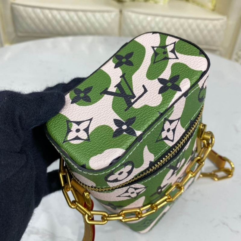 Bolsa de la caja telefónica de Louis Vuitton M44914 Verde-7
