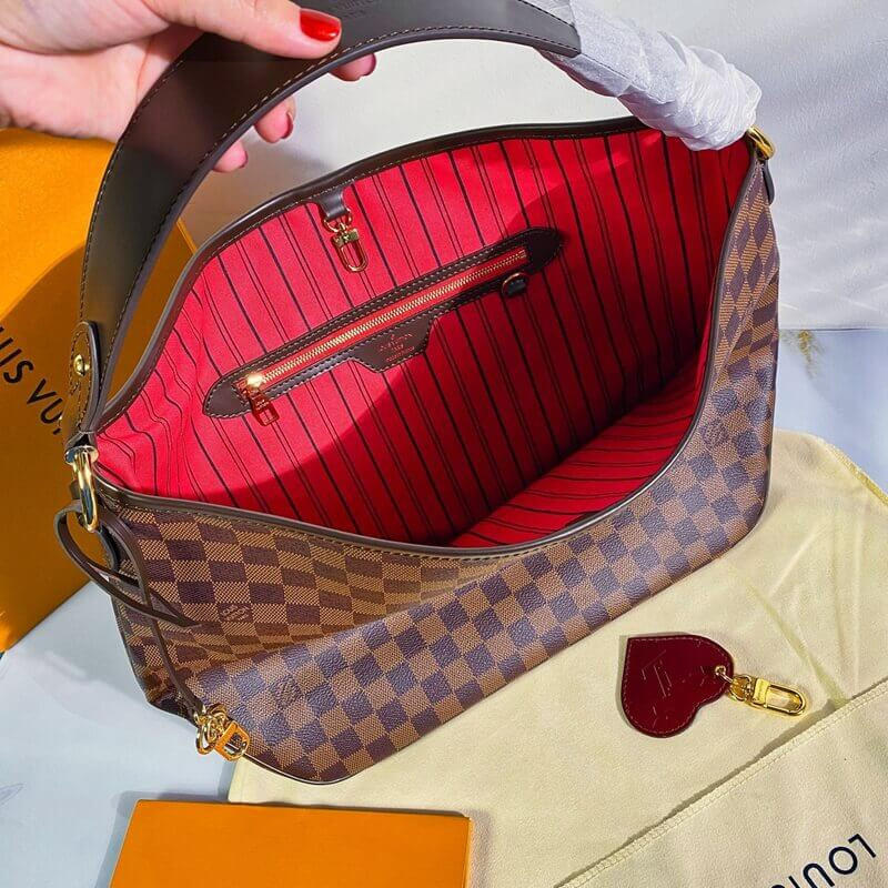 Louis Vuitton Damier Ebene Canvas Delightful MM N41460-4