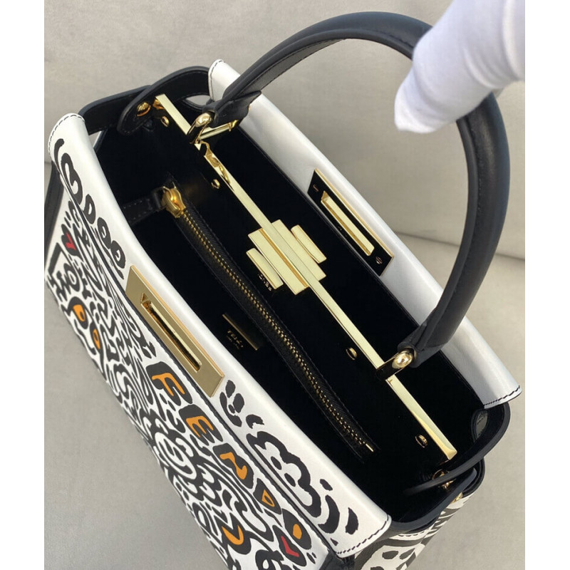 fendi x mr. Doodle Peekaboo Bolsa 8325-12