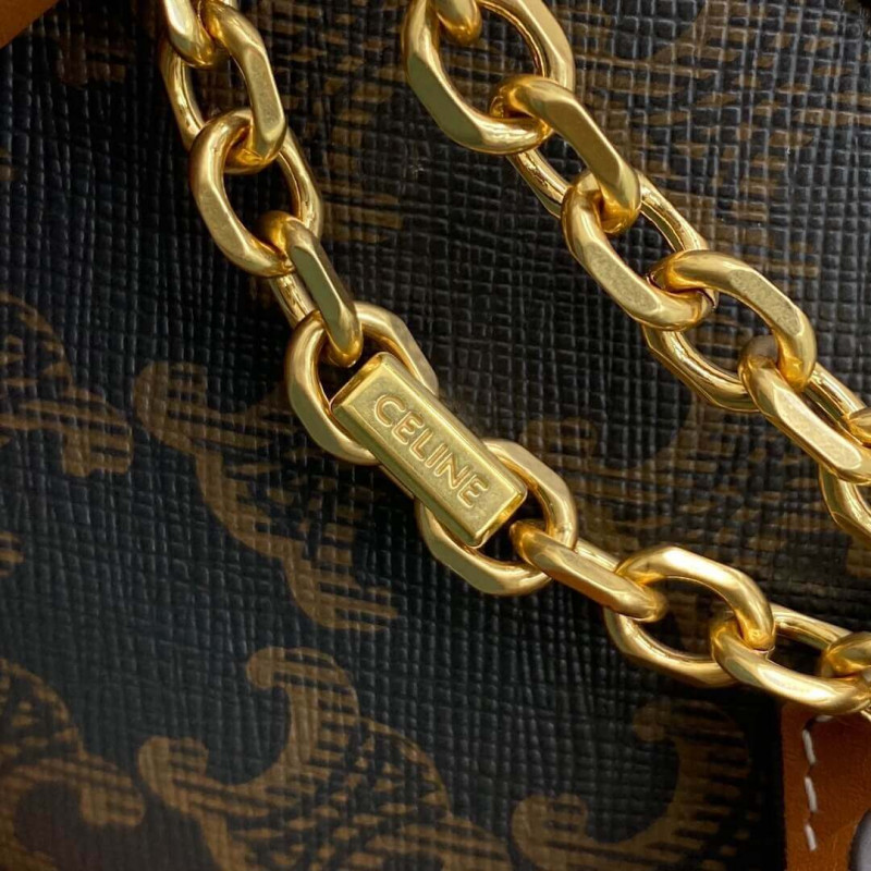 Celine Mini Boston Bolsa en Triomphe Canvas 195112-11