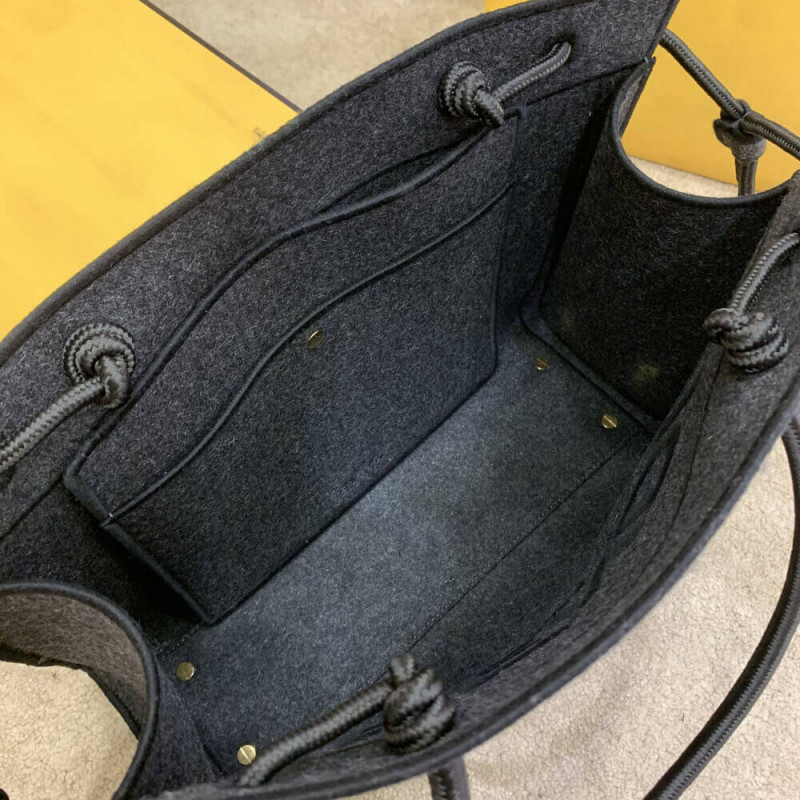 Fendi Logo Wool Shopper 8BH379-9