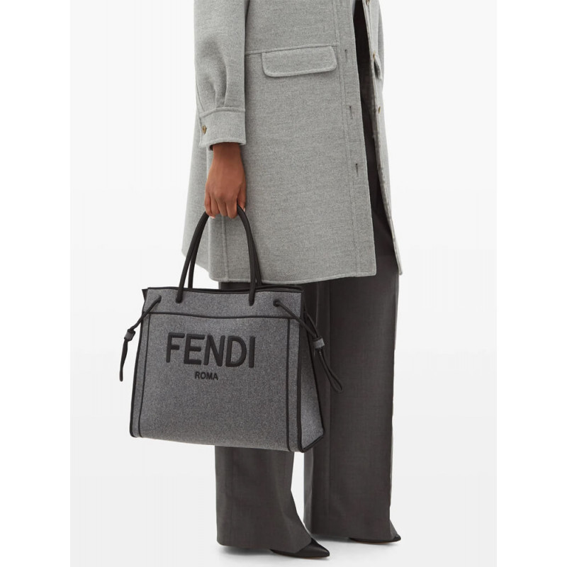 Fendi logo Wool Shopper 8BH378-1