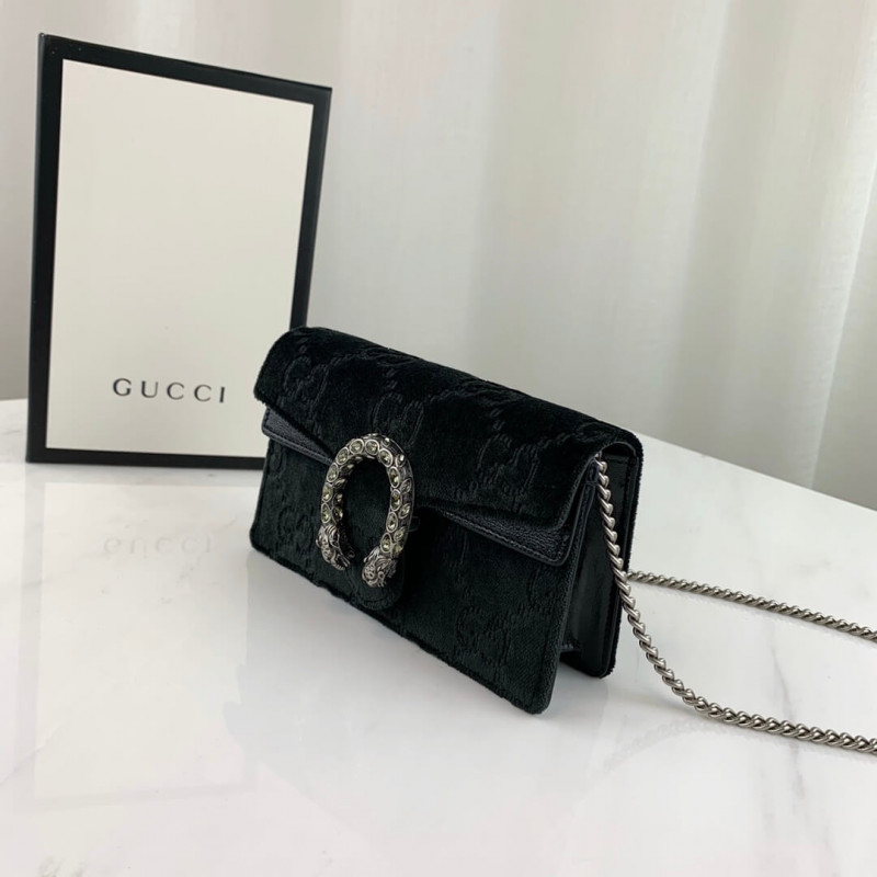 Gucci Dionysus GG Velvet Super Mini Bolsa 476432-1