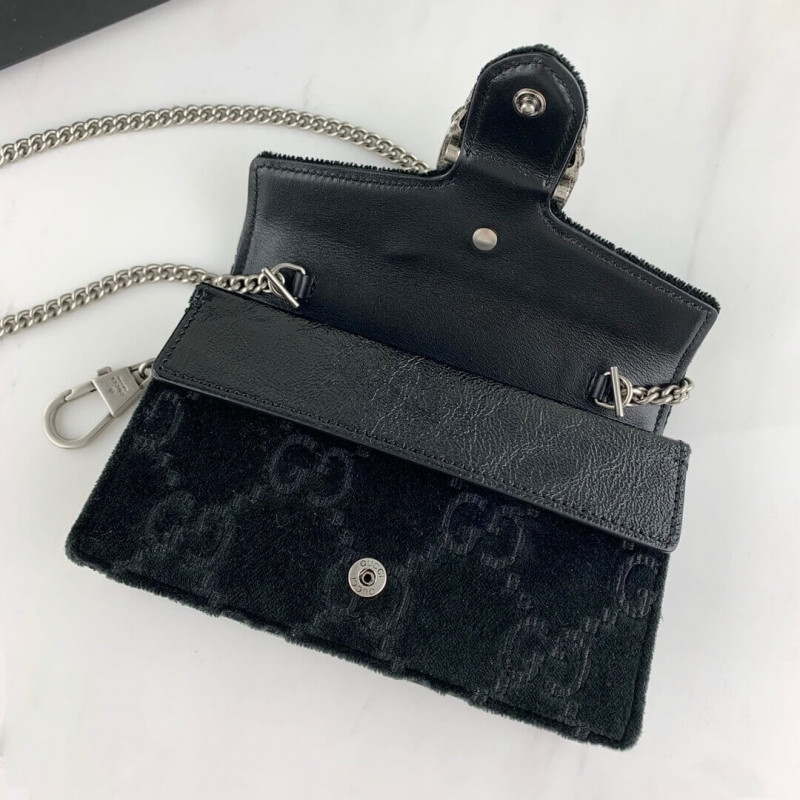 Gucci Dionysus GG Velvet Super Mini Bolsa 476432-3