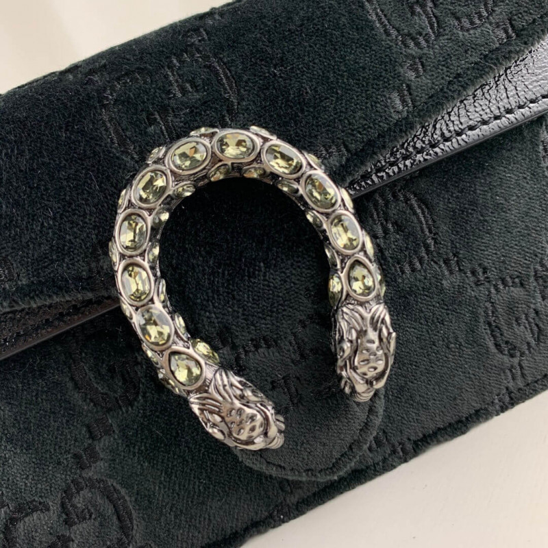Gucci Dionysus GG Velvet Super Mini Bolsa 476432-5