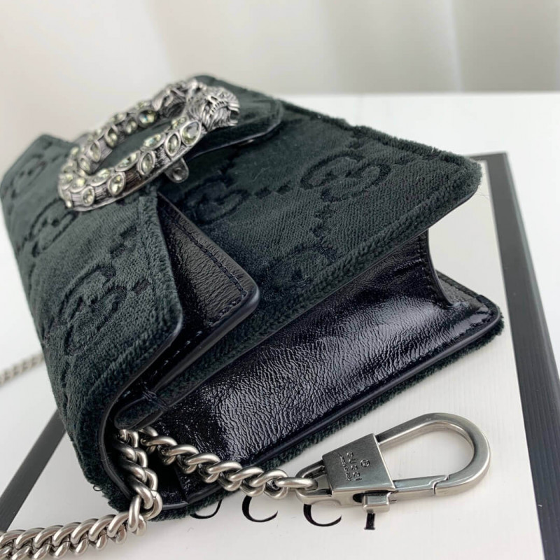 Gucci Dionysus GG Velvet Super Mini Bolsa 476432-6
