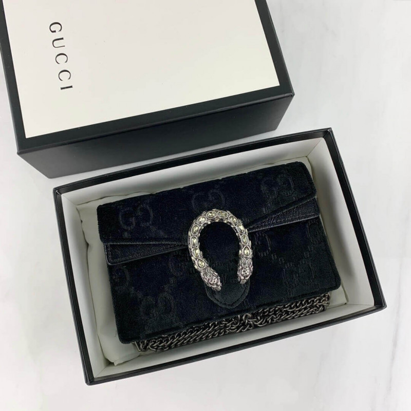 Gucci Dionysus GG Velvet Super Mini Bolsa 476432-8