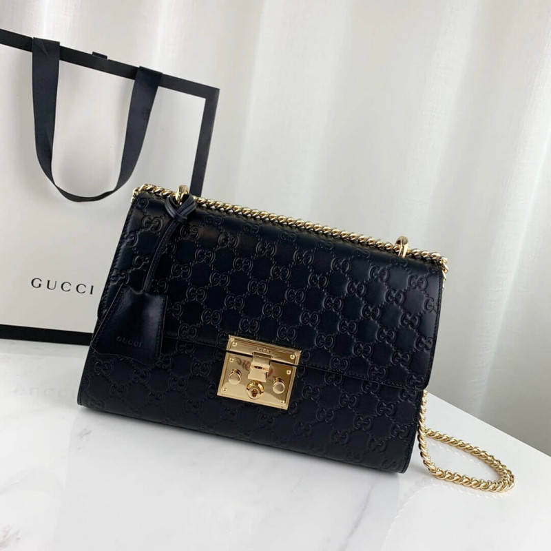 Gucci Cadlock Medium Firma GG Shoulder Bolsa 409486-1