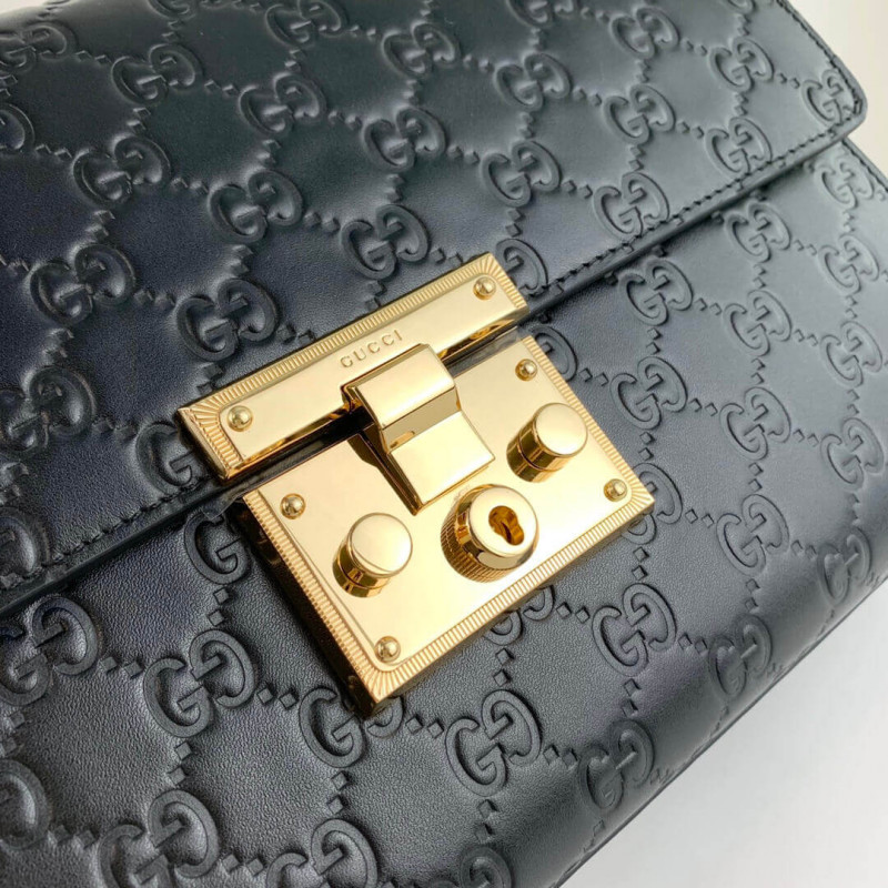 Gucci Cadlock Medium Firma GG Shoulder Bolsa 409486-7