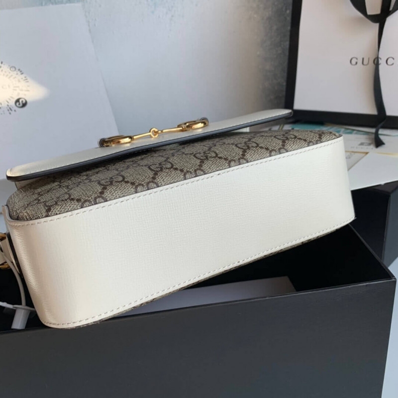 Gucci Horsebit 1955 Bolso de hombro pequeño en lienzos 645454-4