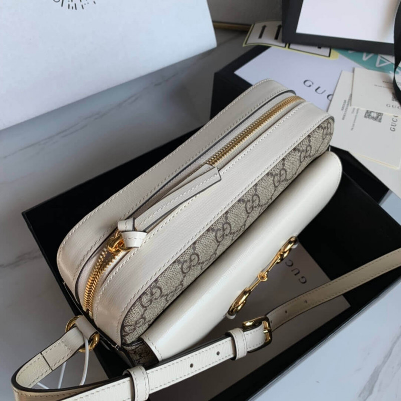 Gucci Horsebit 1955 Bolso de hombro pequeño en lienzos 645454-6