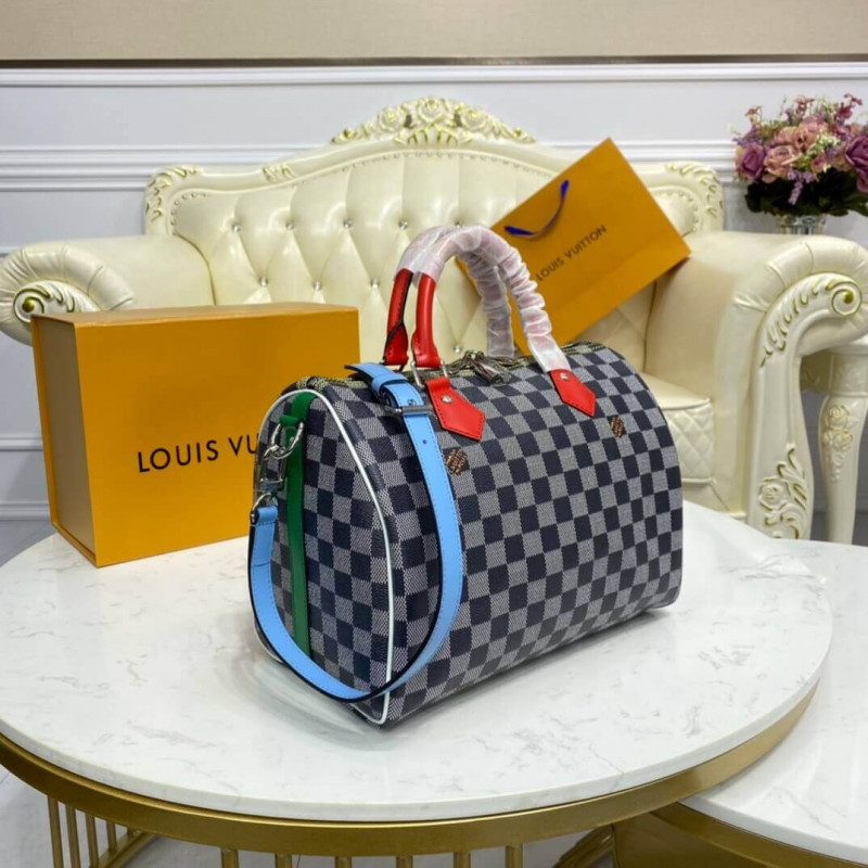 Louis Vuitton Damier Canvas Speedy Bandouliere 30 N40236-3