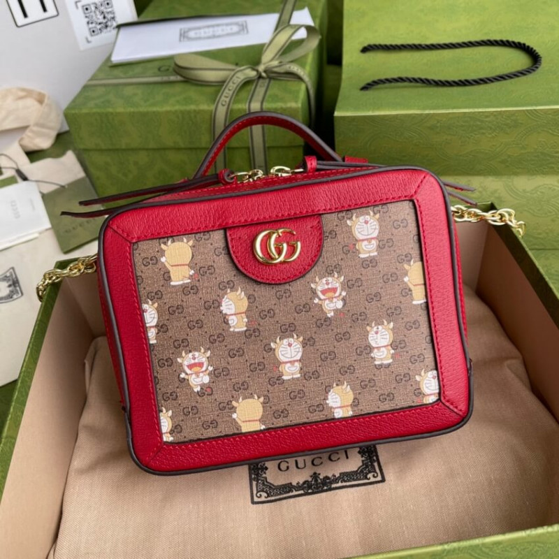 Doraemon X Gucci Mini Shoulder Bolsa 655592-1