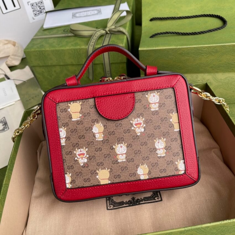 Doraemon X Gucci Mini Shoulder Bolsa 655592-2