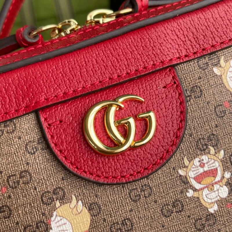 Doraemon X Gucci Mini Shoulder Bolsa 655592-5