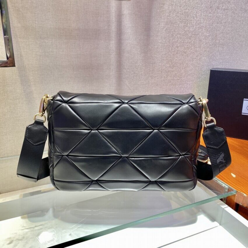 Sistema Prada Bolsa de mosaico de cuero Lambskin 1BD291-4