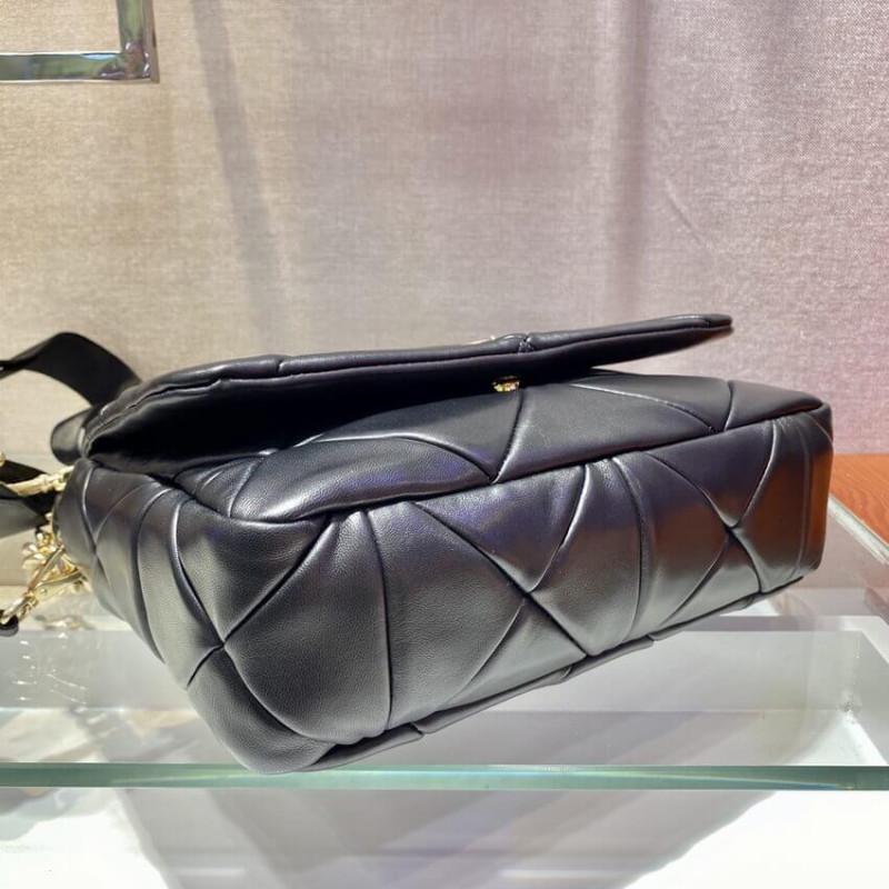 Sistema Prada Bolsa de mosaico de cuero Lambskin 1BD291-5
