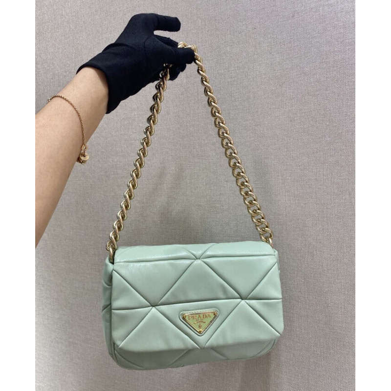 Sistema Prada Bolsa de mosaico de cuero Lambskin 1BD292-2