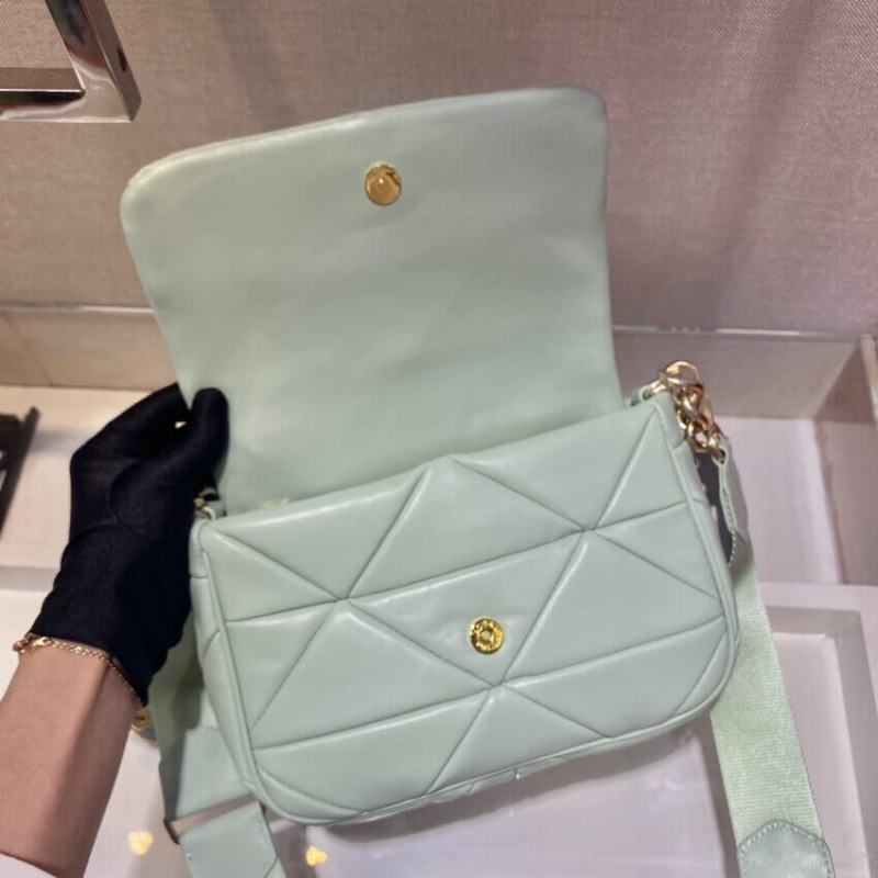 Sistema Prada Bolsa de mosaico de cuero Lambskin 1BD292-9
