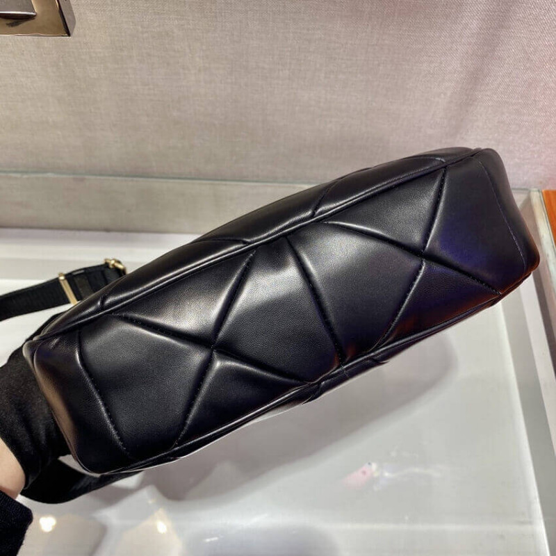 Bolso de hombro de oveja de Prada 1BC151-6