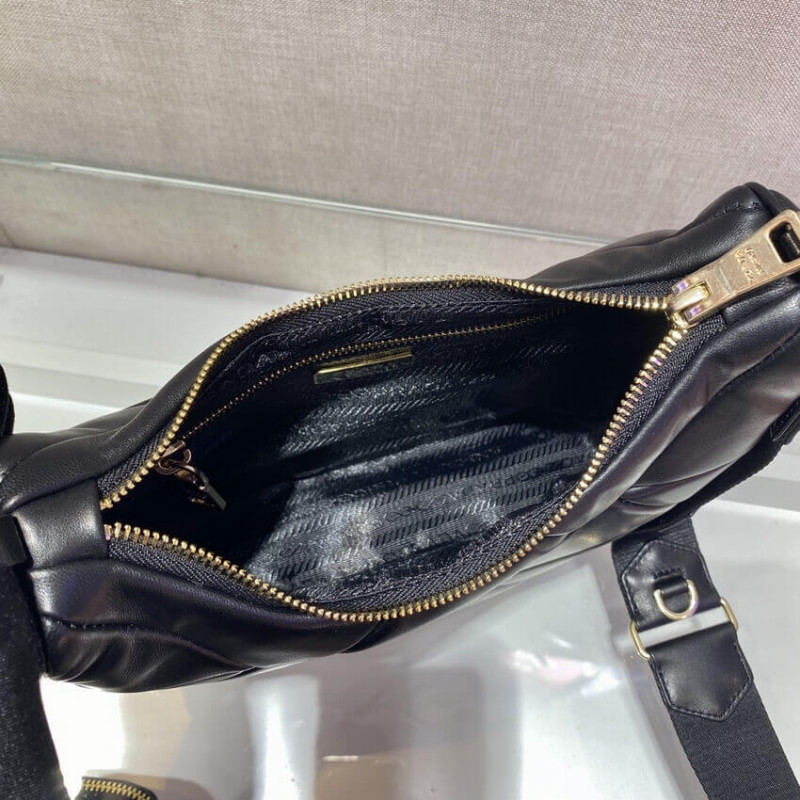 Bolso de hombro de oveja de Prada 1BC151-8