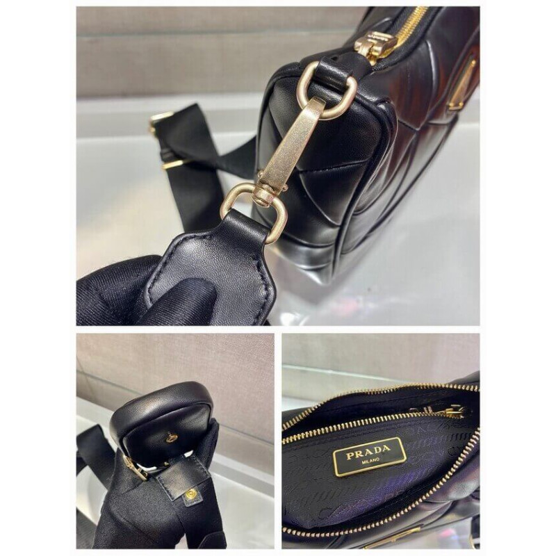 Bolso de hombro de oveja de Prada 1BC151-9