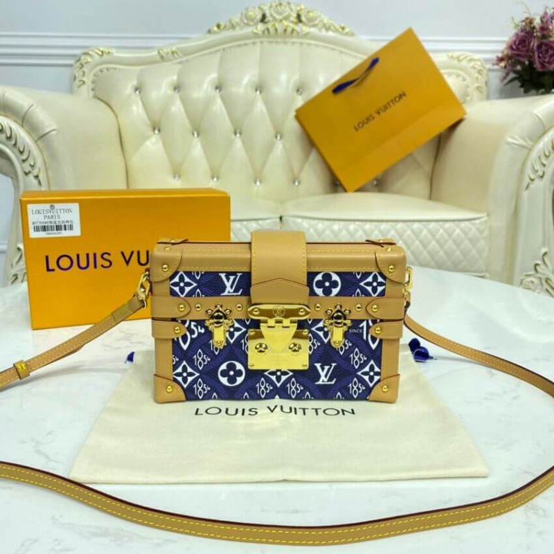 Louis Vuitton desde 1854 Petite Malle M57212 Azul-1