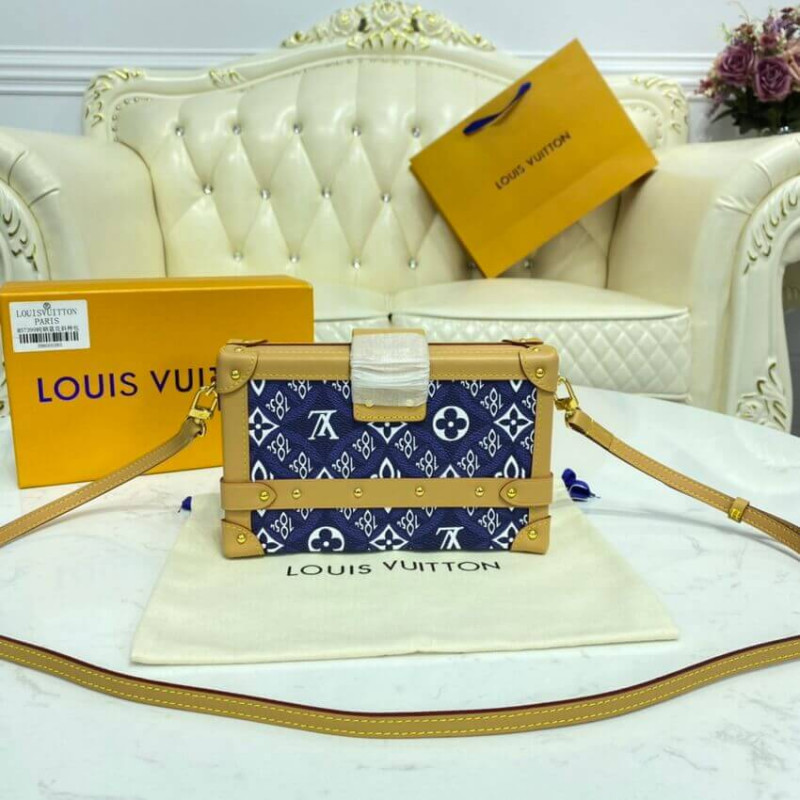Louis Vuitton desde 1854 Petite Malle M57212 Azul-3