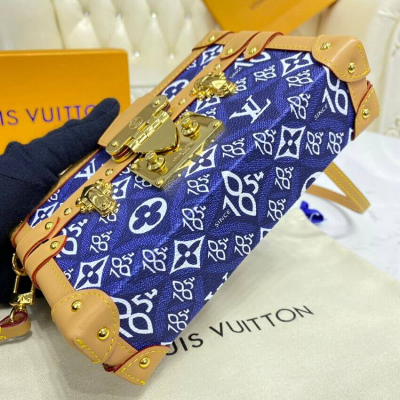 Louis Vuitton desde 1854 Petite Malle M57212 Azul-4