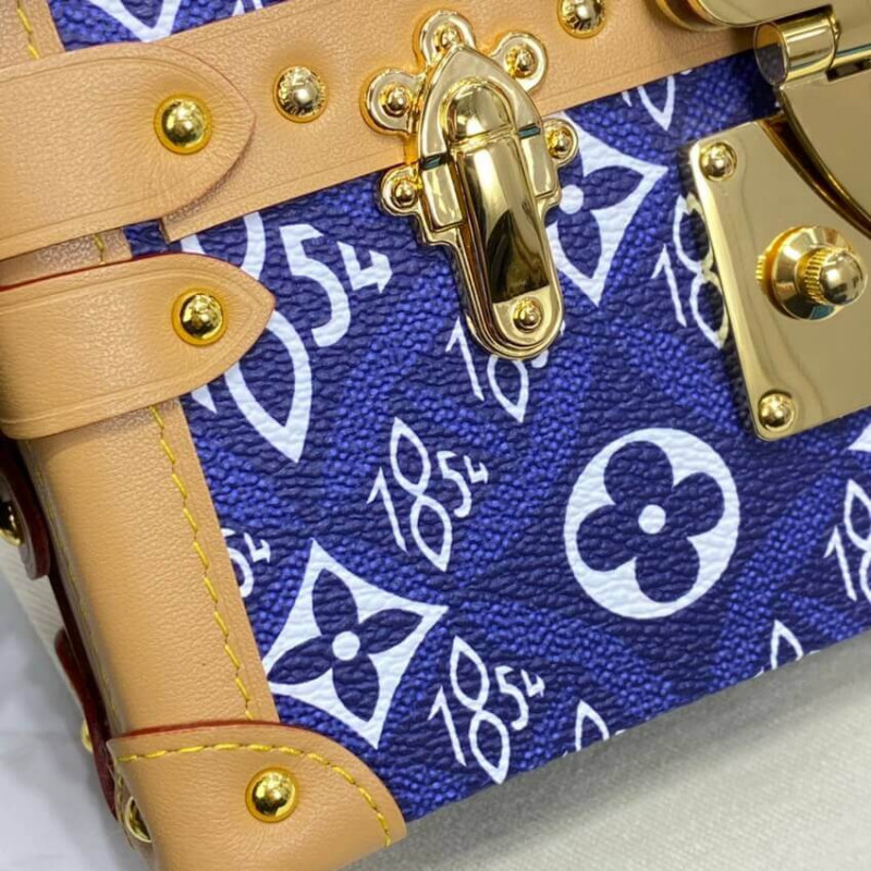 Louis Vuitton desde 1854 Petite Malle M57212 Azul-7