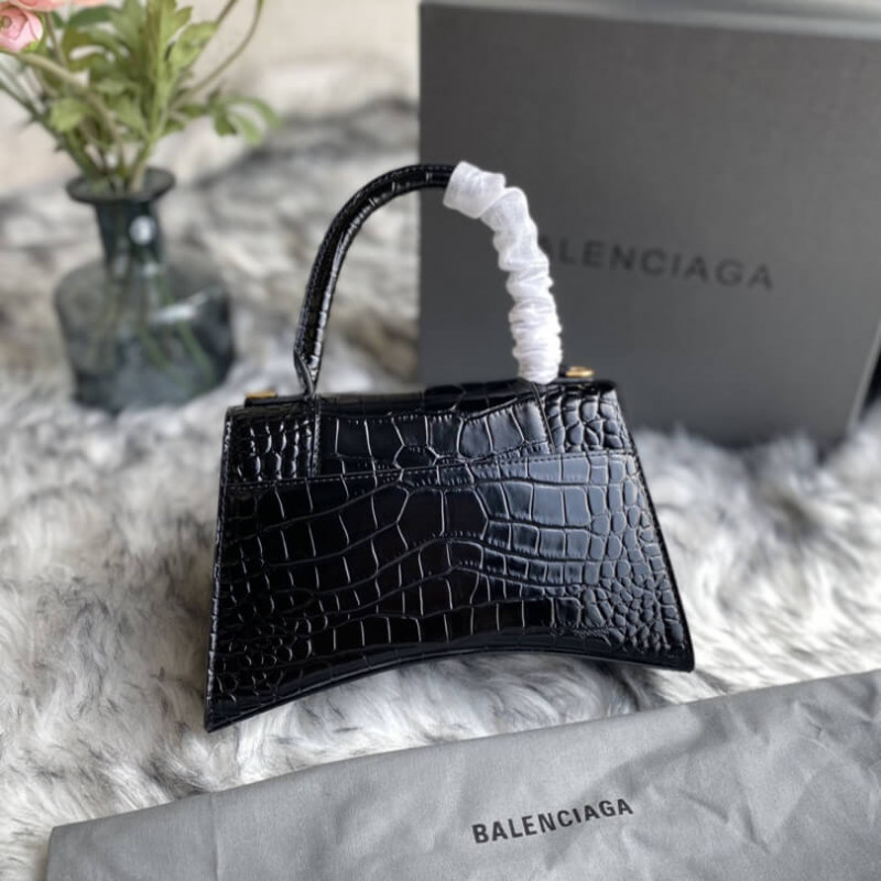 bolso de cuero con efecto Croc Balenciaga Sour-Effect-1