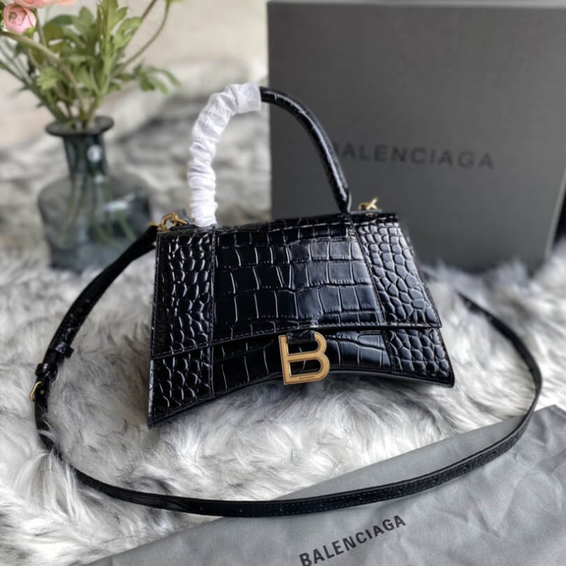bolso de cuero con efecto Croc Balenciaga Sour-Effect-4