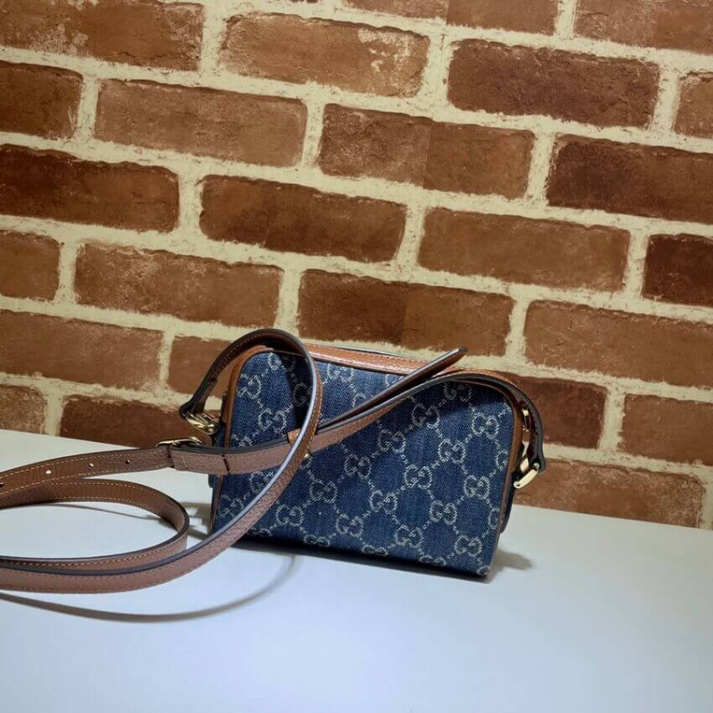 Gucci Denim Ophidia GG Mini Bolsa 517350-3