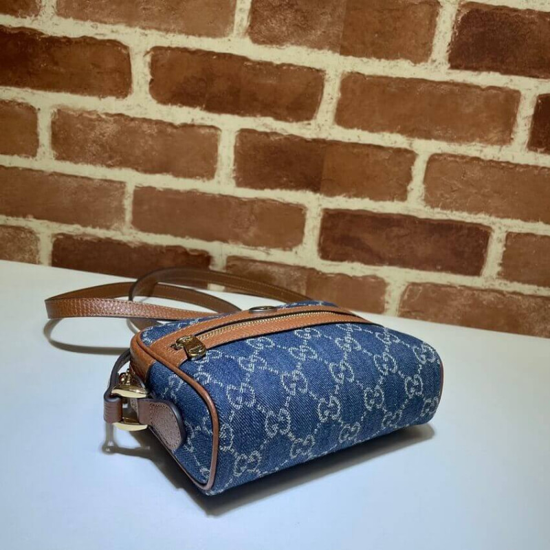Gucci Denim Ophidia GG Mini Bolsa 517350-4