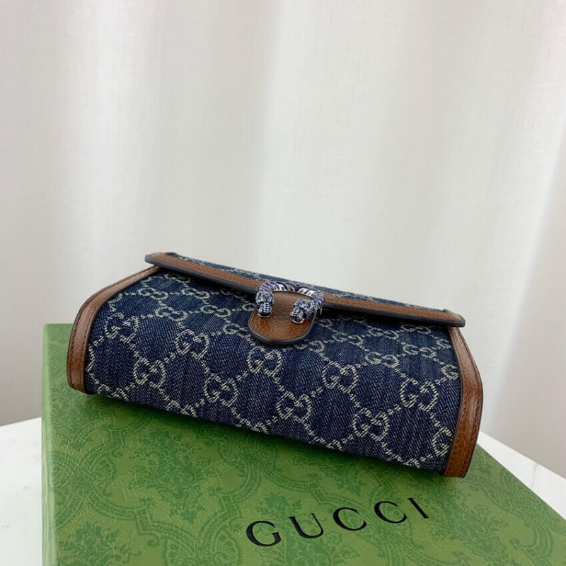 Gucci Denim Dionysus Mini cadena Bolsa 401231-7