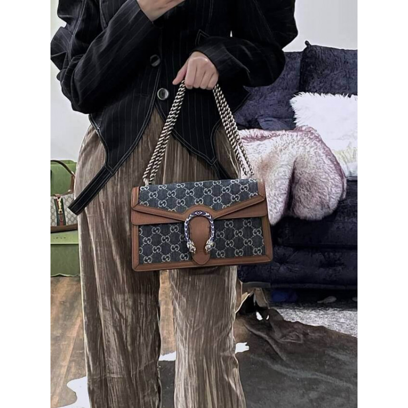 Gucci Denim Pequeño bolso de hombro Dionysus 400249-3