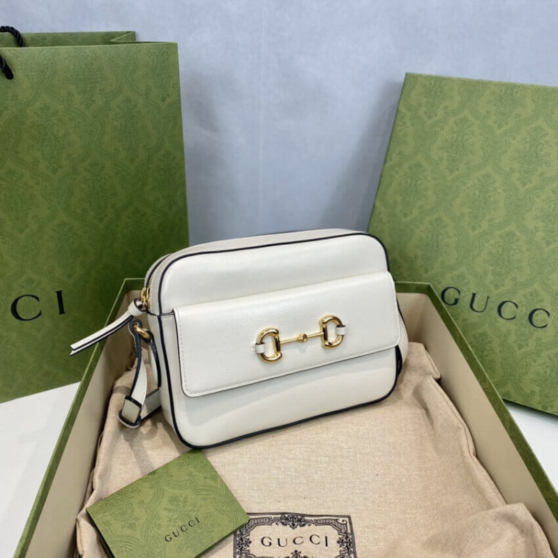 Gucci Horsebit 1955 Bolso de hombro de cuero pequeño 645454-4