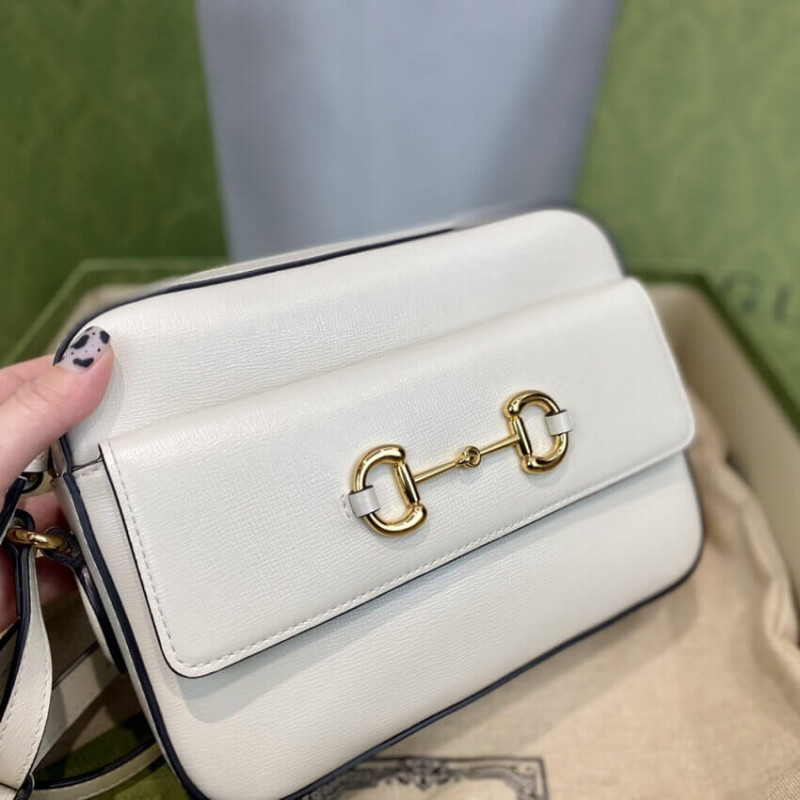 Gucci Horsebit 1955 Bolso de hombro de cuero pequeño 645454-6