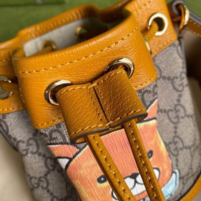 Kai x Gucci Ophidia Mini Bucket Bolsa-6