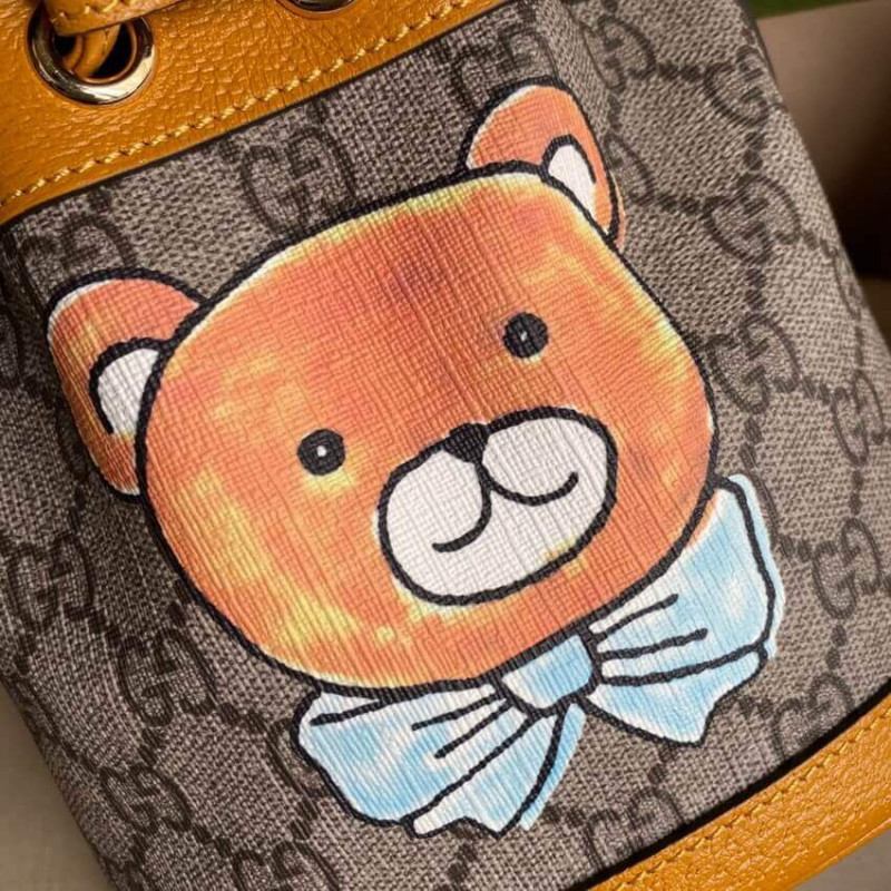 Kai x Gucci Ophidia Mini Bucket Bolsa-7