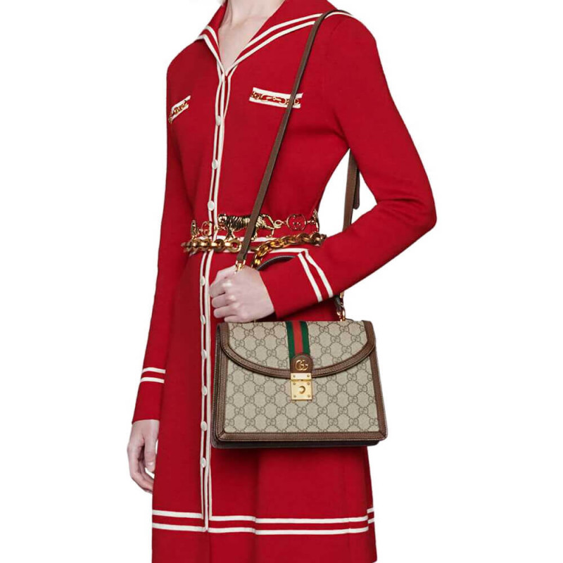 Gucci Ophidia Small Top Many Bolsa con Web 651055-1