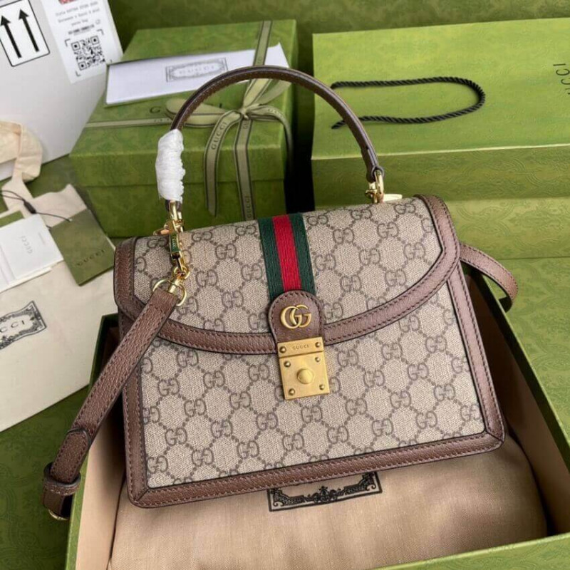Gucci Ophidia Small Top Many Bolsa con Web 651055-2
