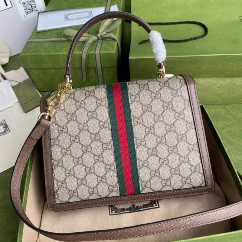 Gucci Ophidia Small Top Many Bolsa con Web 651055-3