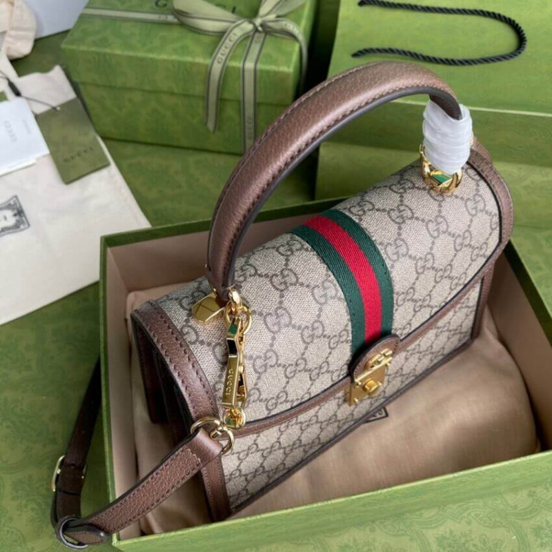 Gucci Ophidia Small Top Many Bolsa con Web 651055-6