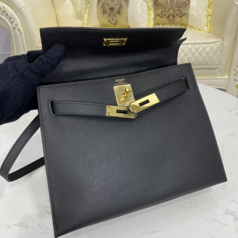 Hermes Kelly Bolsa 28 Epsom Leather-10